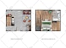 create 2d colored floor plans, furniture layout for airbnb or real estate