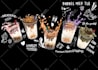 design print ready wall art, mural and decal vector