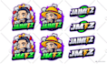 design amazing style mascot, twitch, sport and esport logo