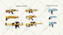 make pixel art guns weapons assets