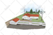 draw landscapes, architectural sketches
