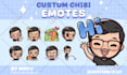 draw cute chibi for twitch emotes