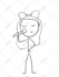create cute stickman and stick figures
