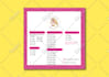 design salon, hair extension price list or menu