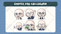 create custom chibi twitch emotes for you