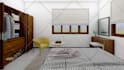 do realistic interior design and 3d render