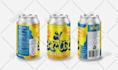 do beer label, wine label or bottle label design with mockup