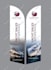 design professional feather flag or outdoor sign banner