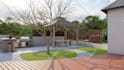 do landscape design, backyard design with 3d rendering as landscape architect