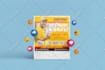 do custom business and event flyer designs on time
