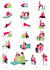 do exercise, yoga, fitness, workout illustration
