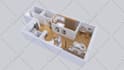 create 2d and 3d floor plans with realistic interior design