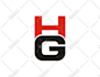create business logo with the initials two letters