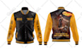 design your streetwear brand or merch varsity college jacket