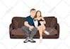 design a sophisticated minimalist vector portrait for any special occasion