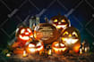 carve your logo or text on halloween pumpkin