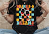design custom retro vintage 70s groovy hippie t shirt