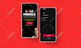 design modern landing page using figma or adobe xd
