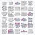 do cute typography sticker for your small business