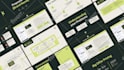 create a business presentation design in figma
