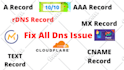 fix dns problem in any website and email sever