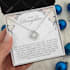 do attractive creative shineon necklace jewelry message card design