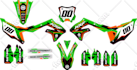 an amazing custom graphic kit for your mx motorcycle
