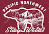 make a simple adventure nature camping tshirt design