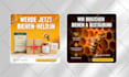 design facebook ads post, meta ad creatives, instagram post, carousel design