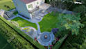 do landscape ,garden design, backyard, pool, and patio