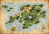 create a custom hand drawn fantasy map