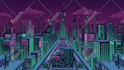 create a pixel art scene or background for you