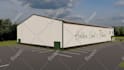3d rendering sport complex, gym, stadium, indoor academy, pickleball court video