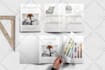 design product catalog, sell sheet, price list, magazine layout