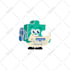 create cute character, cartoon vector