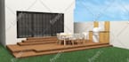 create interior, exterior and outdoor design 3d render