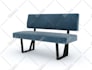 3d model upholstery sofa in 3ds max with rendering