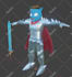 create a lowpoly 3d character model