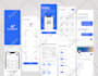 design website and mobile app UI UX in figma with prototypes