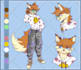create a reference sheet of your character
