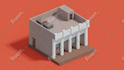 create a low poly model with uv unwrap