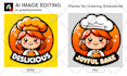 fix ai images, fixing text and flaws, removing background less in 24hours