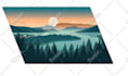 create your minimal landscape illustration