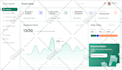 design modern saas UI UX and web app dashboard