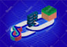 create isometric illustration and 2d animation