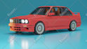 create 3d low poly cars