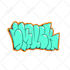 create graffiti lettering and throwie
