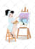 do children story book illustration