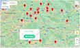 add google map with dynamic markers and search