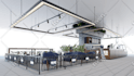 do design and 3d rendering for your cafe and coffee shop